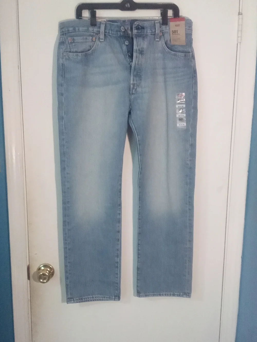Men's Levi's 501 Straight Jeans 34 X 30